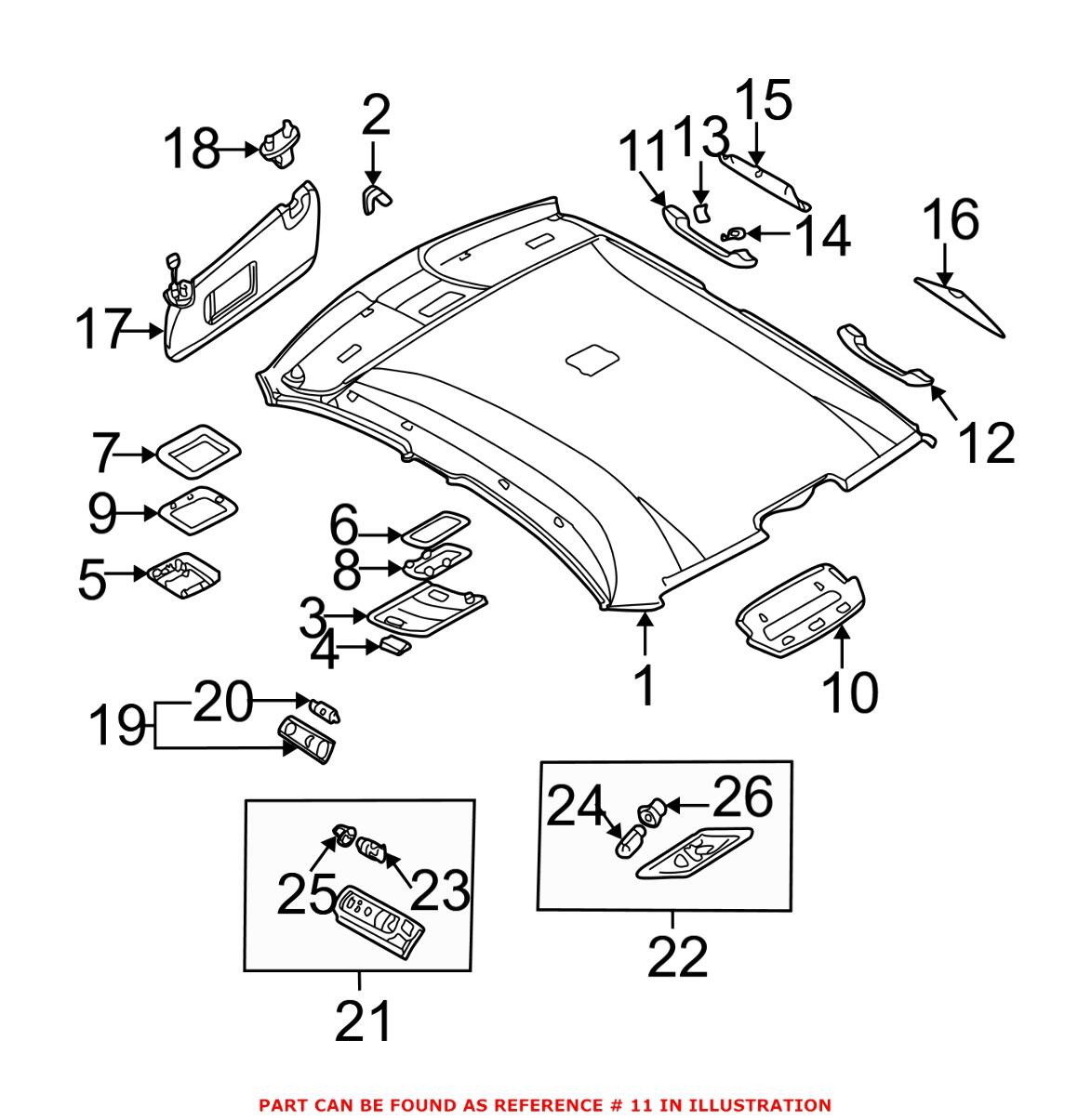 BMW Handle - Front 51168231322